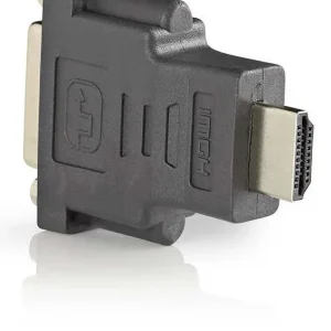 Nedis HDMI™ Adapter | HDMI ™ -kontakt | DVI-D 24+1-Pins Hun | Gull belagt | Rett | ABS | Antrasitt | 1 stk. | Boks v:7944728 Nedis HDMI™ Adapter | HDMI ™ -kontakt | DVI-D 24+1-Pins Hun | Gull belagt | Rett | ABS | Antrasitt | 1 stk. | Boks v:7944728