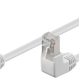 Goobay Kretskabel CAT 5e, 2x 90° vinklet, F/UTP, hvit, 0,5 m kobberbelagt aluminiumtråd (CCA), 2x RJ45-plugg 90° (8P8C) v:2178439 Goobay Kretskabel CAT 5e, 2x 90° vinklet, F/UTP, hvit, 0,5 m kobberbelagt aluminiumtråd (CCA), 2x RJ45-plugg 90° (8P8C) v:2178439