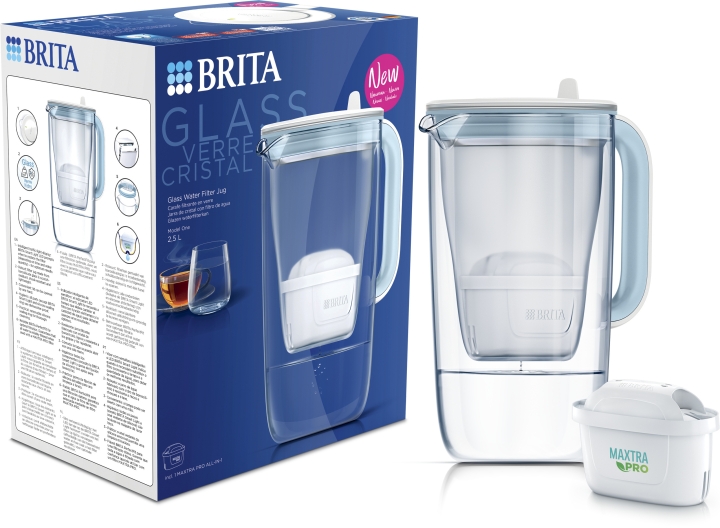 BRITA Glaskanne, glass, 1,5L v:2929383