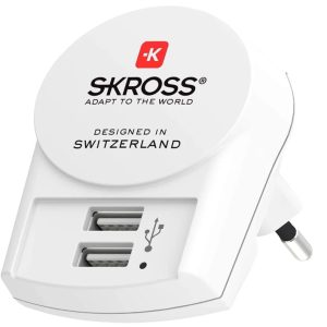 SKROSS Euro USB-lader – 2xType A – BULK v:9906565 SKROSS Euro USB-lader – 2xType A – BULK v:9906565