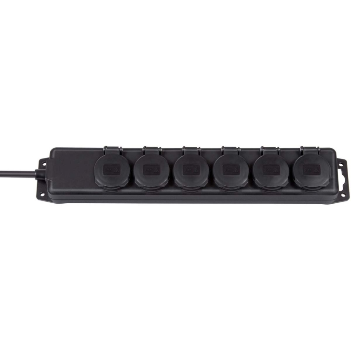 brennenstuhl Extension socket 6-Vei 2.00 m Sort – Beskyttende Kontakt TYPE F v:3347952 brennenstuhl Extension socket 6-Vei 2.00 m Sort – Beskyttende Kontakt TYPE F v:3347952