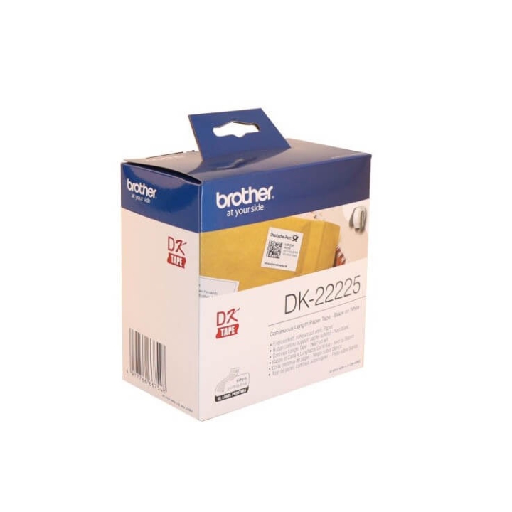 Brother Tape DK22225 38mm Svart på Vit v:5742596 Brother Tape DK22225 38mm Svart på Vit v:5742596