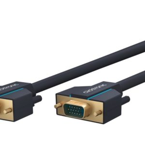 ClickTronic VGA-kabel Premium-kabel | 1x VGA-kontakt 1x VGA-kontakt | 3,0 m | SXGA @ 75 Hz v:1063283 ClickTronic VGA-kabel Premium-kabel | 1x VGA-kontakt 1x VGA-kontakt | 3,0 m | SXGA @ 75 Hz v:1063283