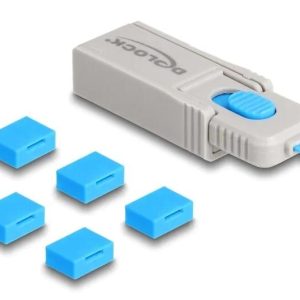 DeLOCK USB Port Blocker Set for USB Type-A female port 5 pieces v:4357012 DeLOCK USB Port Blocker Set for USB Type-A female port 5 pieces v:4357012