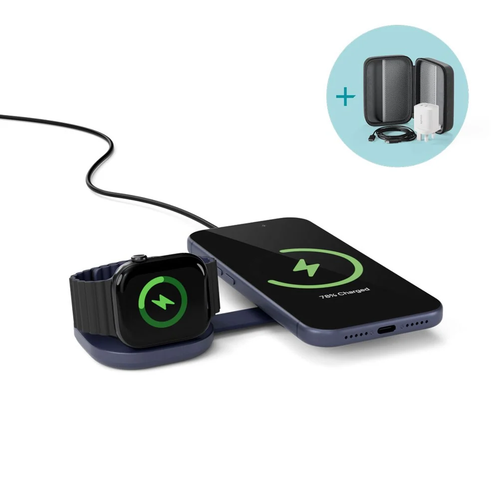 Epico UltraBase Kompakt Trådløs Lader 25W for Smarttelefon / Apple Wat v:8323982 Epico UltraBase Kompakt Trådløs Lader 25W for Smarttelefon / Apple Wat v:8323982