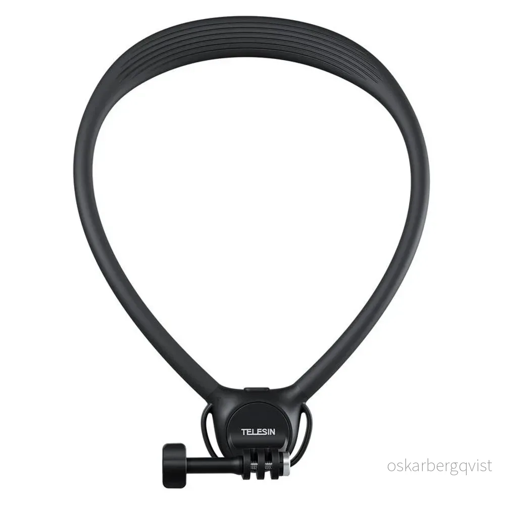 TELESIN Formbar Halsstropp for Actionkamera – Svart v:8337799 TELESIN Formbar Halsstropp for Actionkamera – Svart v:8337799
