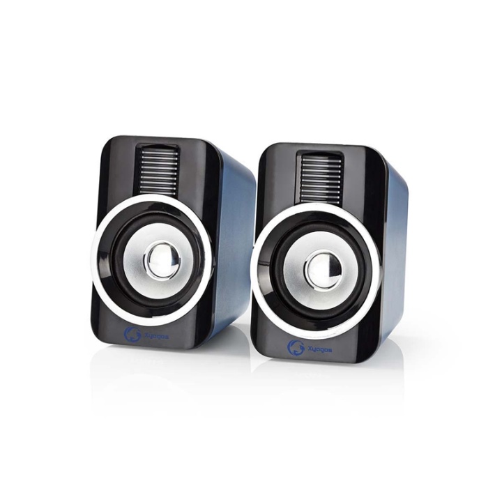 Nedis Gaming Speaker | Høyttalerkanaler: 2.0 | USB-Strøm | 3.5 mm Han | 30 W | RGB | Volumkontroll v:5696102