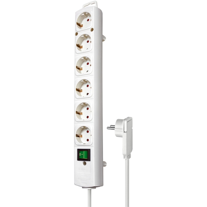 Extension socket Comfort-Line 6-Vei 2.00 m Hvit – Beskyttende Kontakt v:4177078