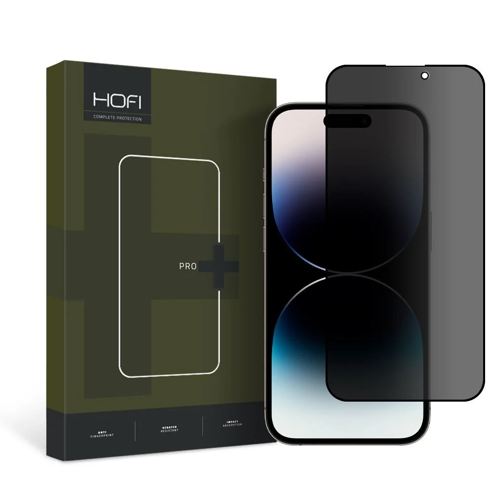 iPhone 14 Pro Max Hofi Glass Pro+ Skjermbeskyttelse med Privacy – Case v:9799858