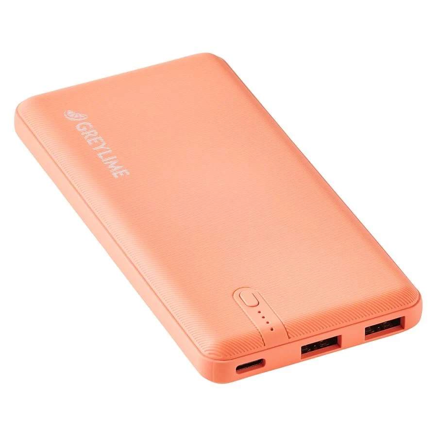 GreyLime Ocean 12W 10.000 mAh - PowerBank 2x USB-A - Oransje v:8062920