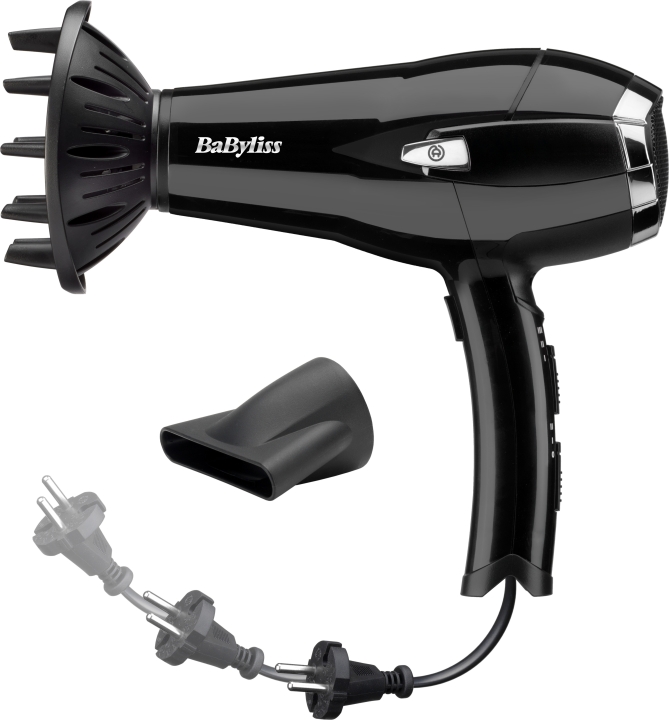 BaByliss D374DE Cordkeeper 2000 hårføner v:5564587