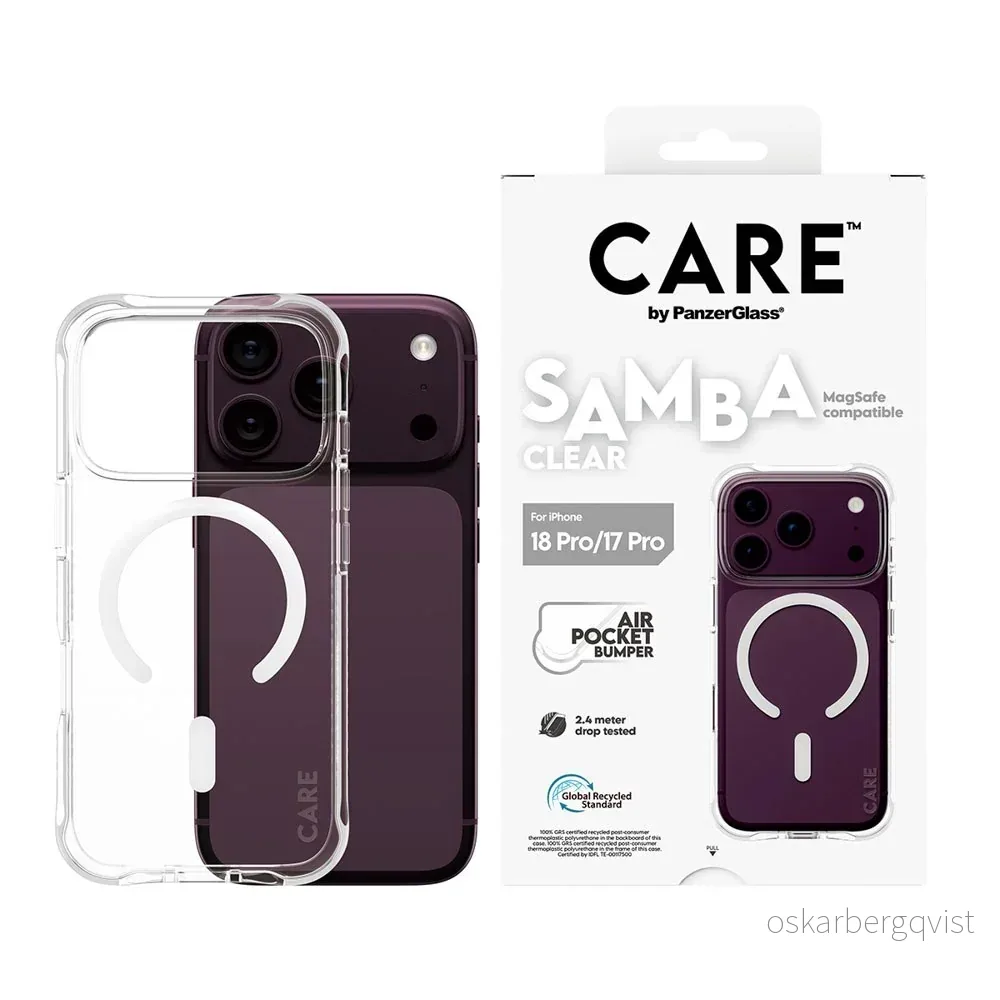 iPhone 18 Pro / 17 Pro CARE by PanzerGlass Fashionable Samba Deksel – v:8256197 iPhone 18 Pro / 17 Pro CARE by PanzerGlass Fashionable Samba Deksel – v:8256197