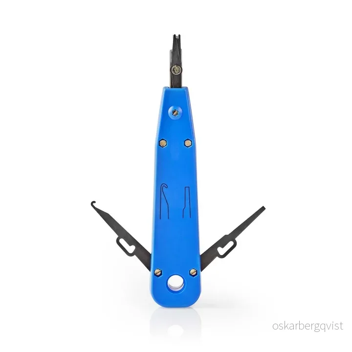 Nedis Crimp pliers | CAT6 / CAT7 | Punshing | ABS | Blå v:1043347 Nedis Crimp pliers | CAT6 / CAT7 | Punshing | ABS | Blå v:1043347