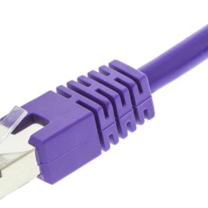 DELTACO F/UTP Cat6 patchkabel, 0,7m, lilla v:6643069 DELTACO F/UTP Cat6 patchkabel, 0,7m, lilla v:6643069