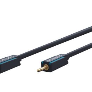 ClickTronic 3,5 mm AUX-kabel, stereo Premium-kabel | 1x 3,5 mm jackplugg 1x 3,5 mm jackplugg | 3,0 m | OFC innerleder v:1693627