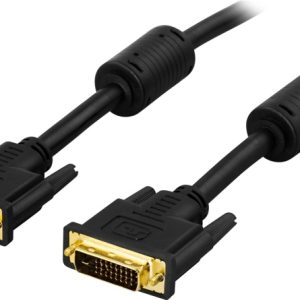 DELTACO DVI-skjermkabel Dual Link, DVI-D ha – ha 1m (DVI-600) v:1174040 DELTACO DVI-skjermkabel Dual Link, DVI-D ha – ha 1m (DVI-600) v:1174040