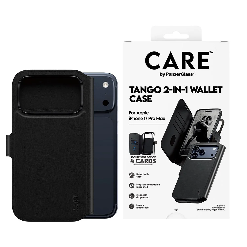 CARE by PanzerGlass iPhone 17 Pro Max Feature Tango 2-in-1 Deksel med v:5505683 CARE by PanzerGlass iPhone 17 Pro Max Feature Tango 2-in-1 Deksel med v:5505683
