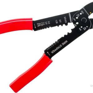 Fixpoint Crimptang for isolerte og uisolerte kabelsko Multifunksjonell tang for krymping, kutting og avisolering av kabler og for avkorting av skruer v:6688700 Fixpoint Crimptang for isolerte og uisolerte kabelsko Multifunksjonell tang for krymping, kutting og avisolering av kabler og for avkorting av skruer v:6688700