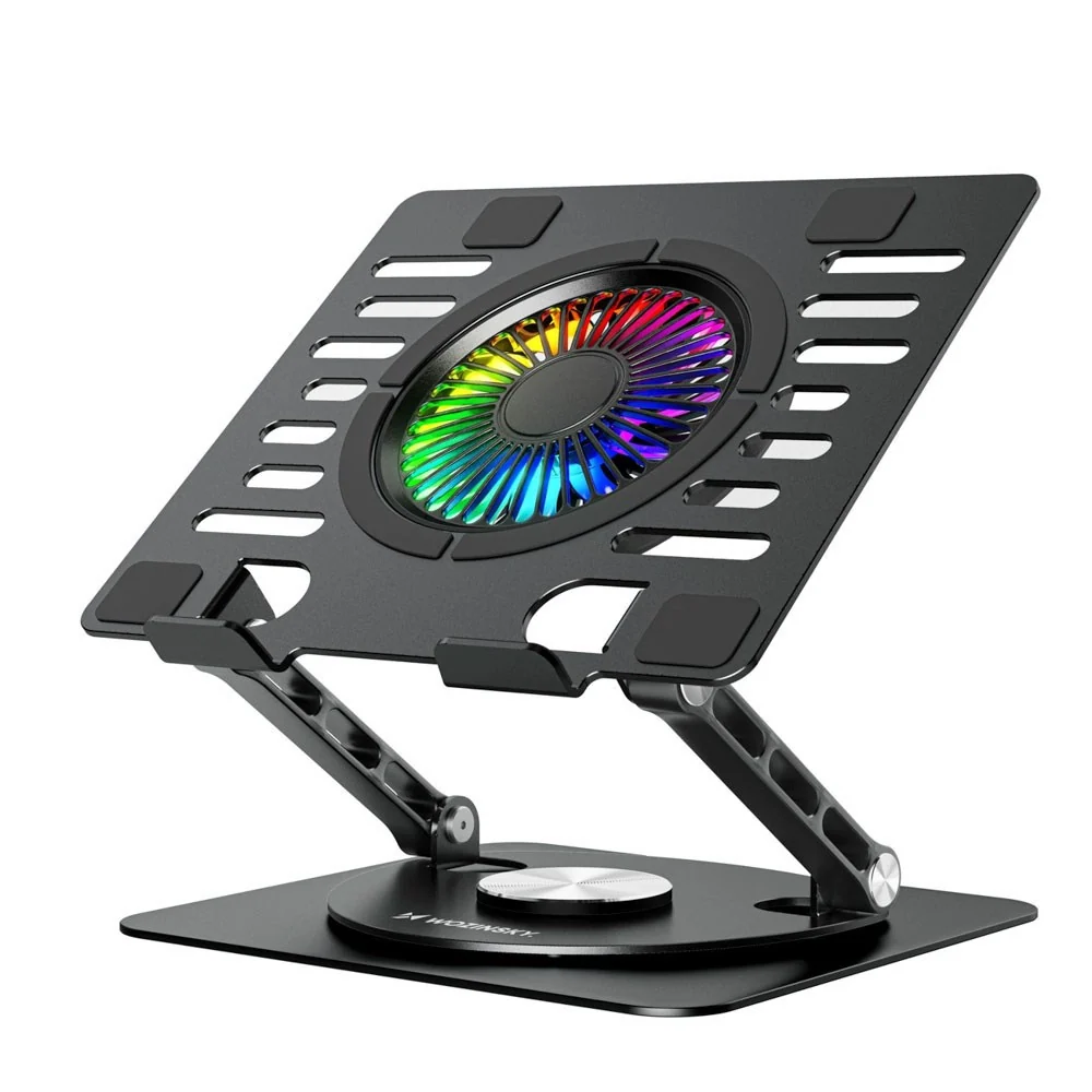 Wozinsky CoolBase Stativ for Bærbar PC / Nettbrett med RGB-Belysning & v:7778795 Wozinsky CoolBase Stativ for Bærbar PC / Nettbrett med RGB-Belysning & v:7778795