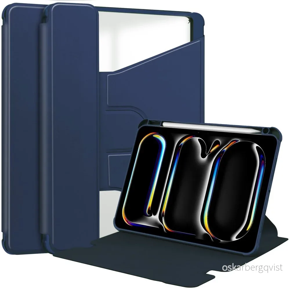 EIDERWOOD iPad Pro 11" (2025 / 2024) Hybrid Flip Deksel m. Roterende S v:6110345 EIDERWOOD iPad Pro 11" (2025 / 2024) Hybrid Flip Deksel m. Roterende S v:6110345