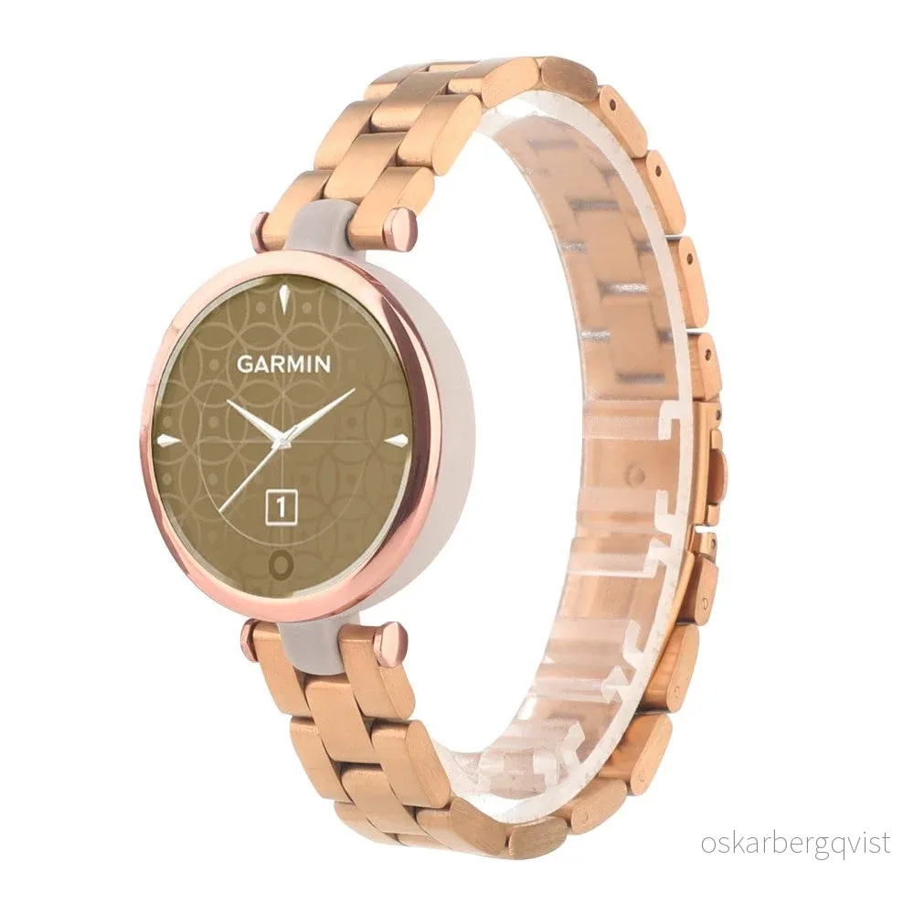 Garmin Lily Klokkerem i Rustfritt Stål – Rose Gold v:878635 Garmin Lily Klokkerem i Rustfritt Stål – Rose Gold v:878635