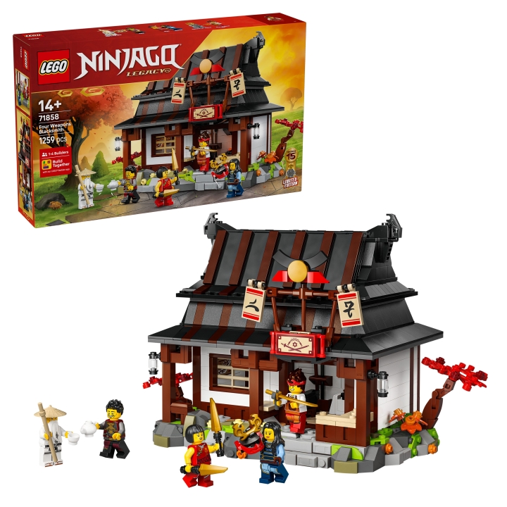 LEGO Ninjago – Smedverkstedet med fire våpen – 15-årsjubileum (71858) v:3565490