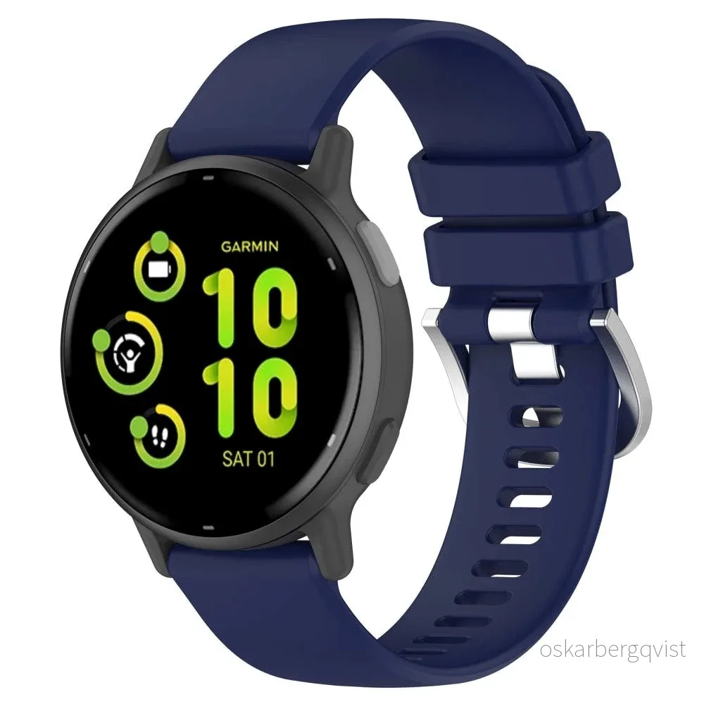 Garmin Vivoactive 5 Silikon Smartwatch-Rem – Mørkeblå v:4205766 Garmin Vivoactive 5 Silikon Smartwatch-Rem – Mørkeblå v:4205766