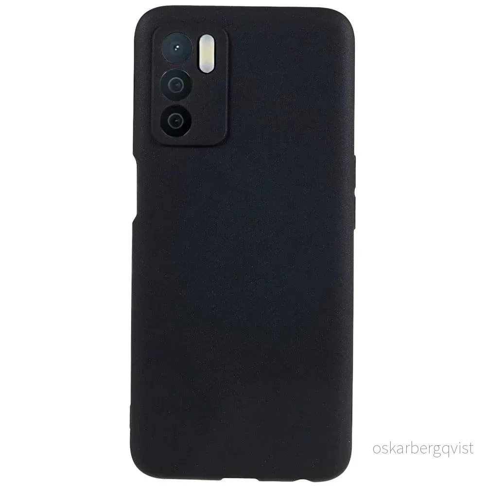 OPPO A16 / A16s / A54s Fleksibelt Plastdeksel – Svart v:3857508