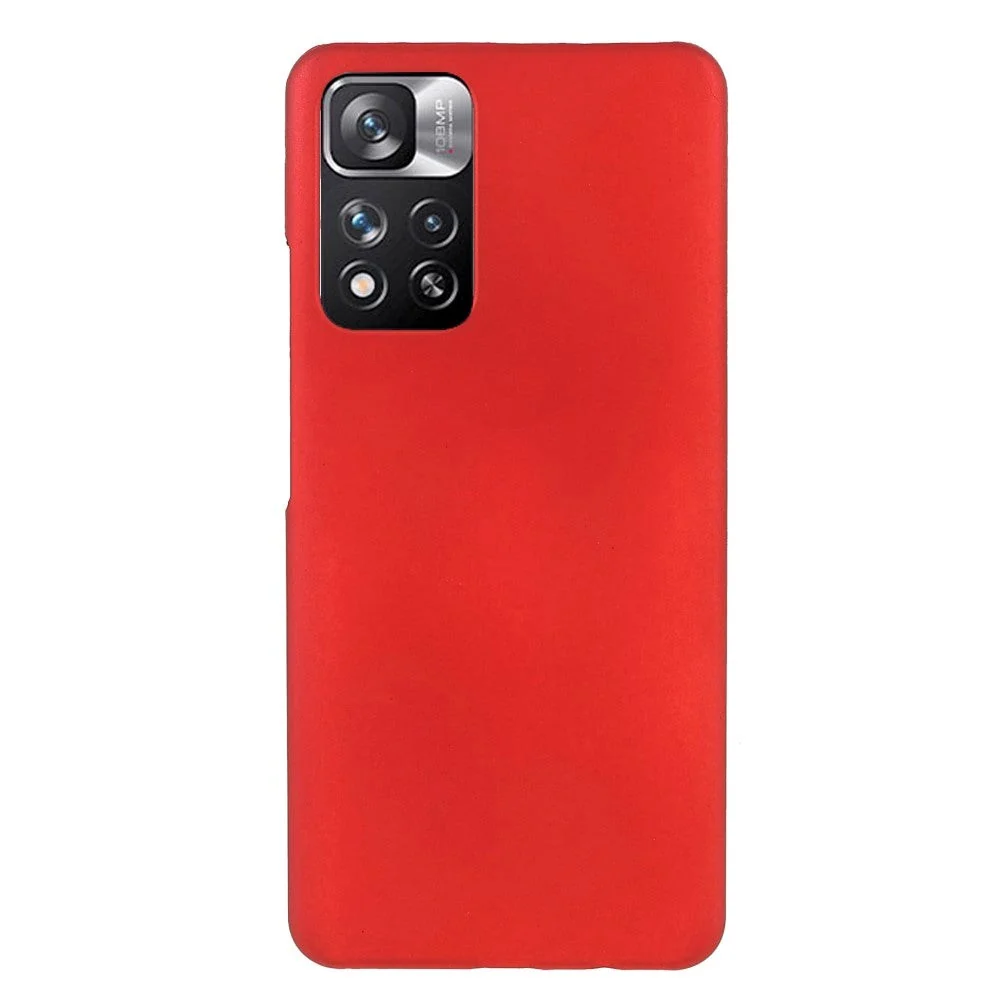Xiaomi Redmi Note 11 Pro+ (Plus) Hard Plast Deksel – Rød v:1839360 Xiaomi Redmi Note 11 Pro+ (Plus) Hard Plast Deksel – Rød v:1839360