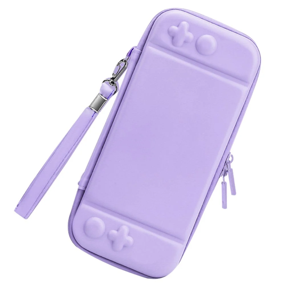 Nintendo Switch / Switch OLED Oppbevaringsskall med Glidelås – Lilla v:9165649 Nintendo Switch / Switch OLED Oppbevaringsskall med Glidelås – Lilla v:9165649