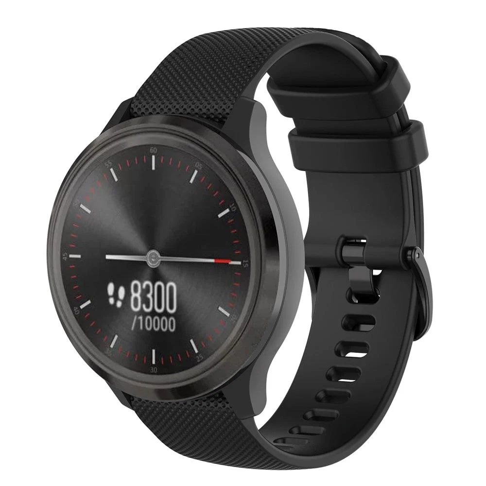 Smartwatch Universal Silikone Rem (20mm) - Svart v:622281