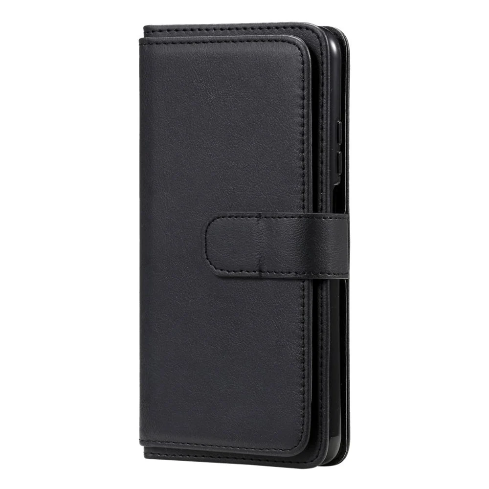 Xiaomi Poco M3 Kunstskinn Flip Deksel m. Ytterligere Lommebok – Svart v:3853980