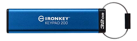 Kingston 32 GB IronKey Keypad 200, FIPS 140-3 Lvl 3 (i påvente) AES-256 v:1759138 Kingston 32 GB IronKey Keypad 200, FIPS 140-3 Lvl 3 (i påvente) AES-256 v:1759138