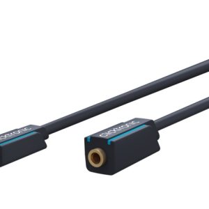 ClickTronic 3,5 mm AUX-forlengelseskabel, stereo Premium-kabel | 1x 3,5 mm jackplugg 1x 3,5 mm jackplugg | 1,5 m | OFC innerleder v:8016621 ClickTronic 3,5 mm AUX-forlengelseskabel, stereo Premium-kabel | 1x 3,5 mm jackplugg 1x 3,5 mm jackplugg | 1,5 m | OFC innerleder v:8016621