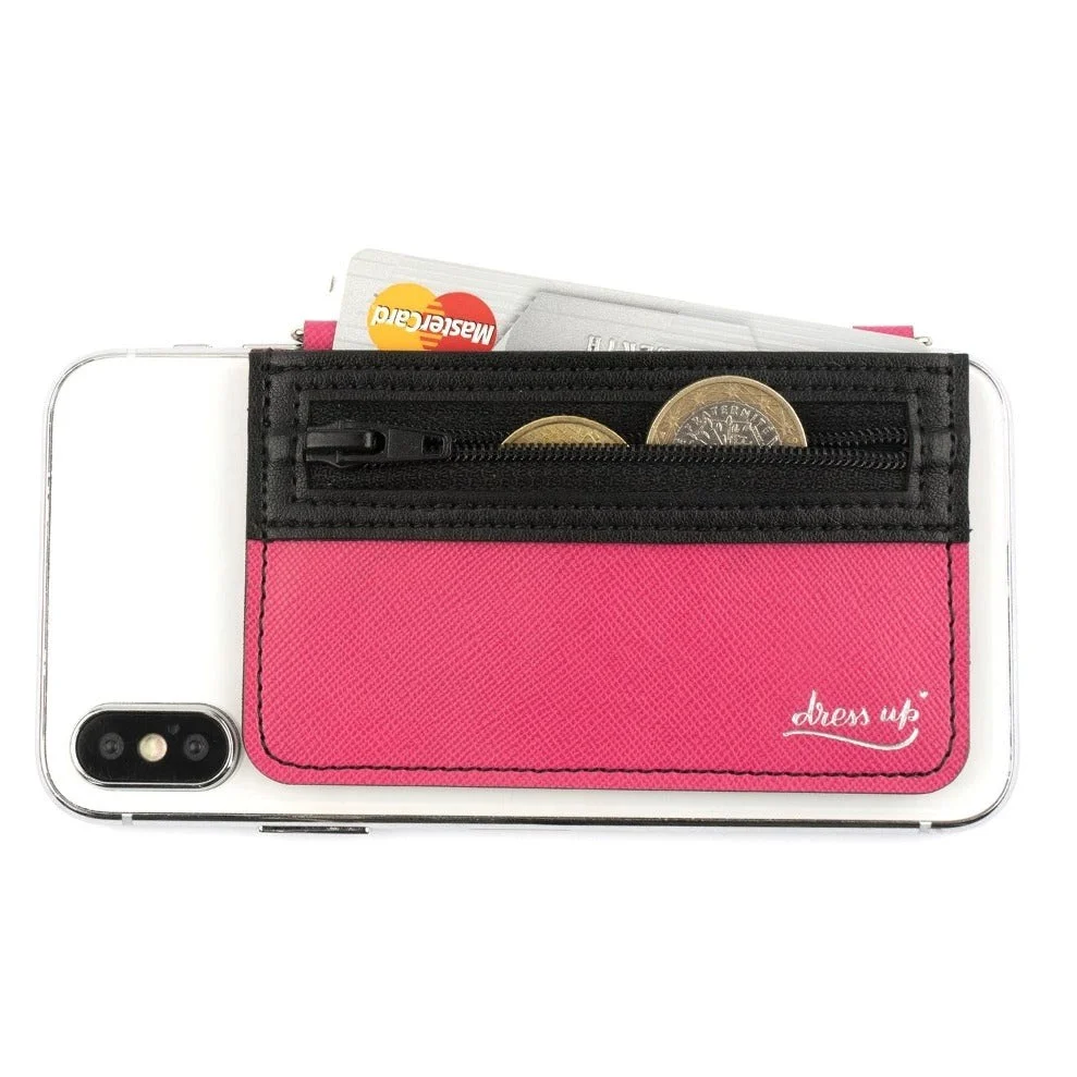 4Smarts DressUP Mobilholder m. Stropp & Kortholder – Sort / Rosa v:2229551 4Smarts DressUP Mobilholder m. Stropp & Kortholder – Sort / Rosa v:2229551