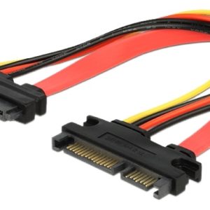 DeLOCK 22-pinners SATA-kabel, 0,20 m, hann – hunn v:8540600