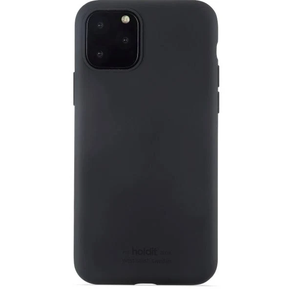 Holdit iPhone 11 Pro Soft Touch Silikon Deksel – Svart v:6766776 Holdit iPhone 11 Pro Soft Touch Silikon Deksel – Svart v:6766776