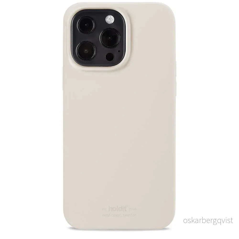 Holdit iPhone 13 Pro Soft Touch Silikon Deksel – Light Beige v:378259 Holdit iPhone 13 Pro Soft Touch Silikon Deksel – Light Beige v:378259