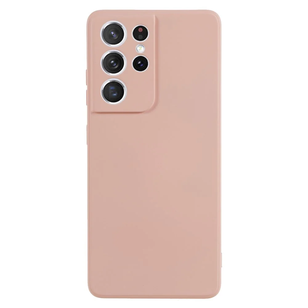 EIDERWOOD Samsung Galaxy S21 Ultra Fôret Fleksibelt Plast Deksel – Ros v:5927565