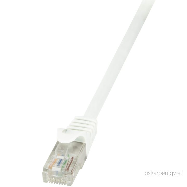 LogiLink Nettverkskabel CAT6 U/UTP CCA 0,50m v:8609933