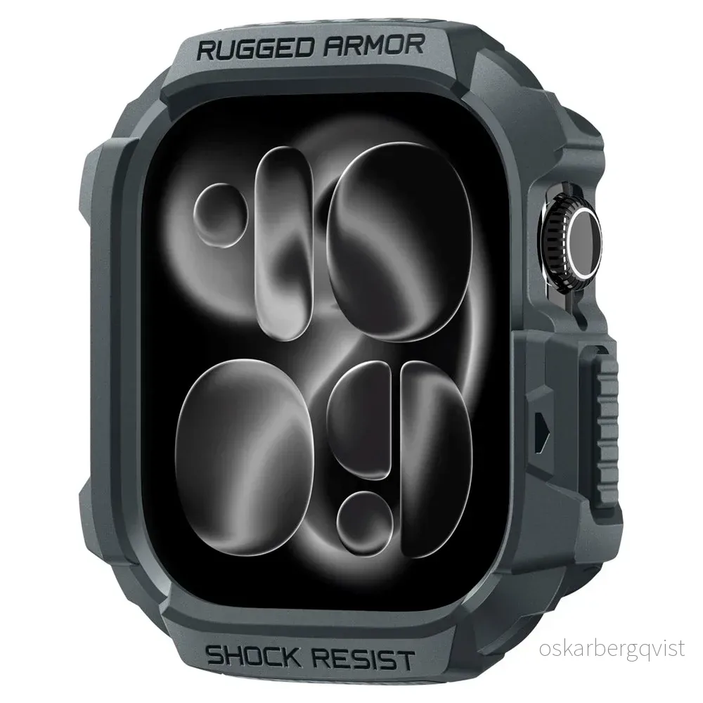 Apple Watch 11 / 10 (46mm) Spigen Rugged Armor 2 Deksel – Grå v:8266504 Apple Watch 11 / 10 (46mm) Spigen Rugged Armor 2 Deksel – Grå v:8266504