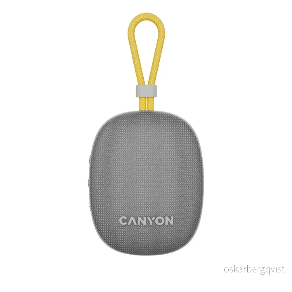 Canyon OnMove 12 Bluetooth Høyttaler – 5W – Grå v:5093924 Canyon OnMove 12 Bluetooth Høyttaler – 5W – Grå v:5093924