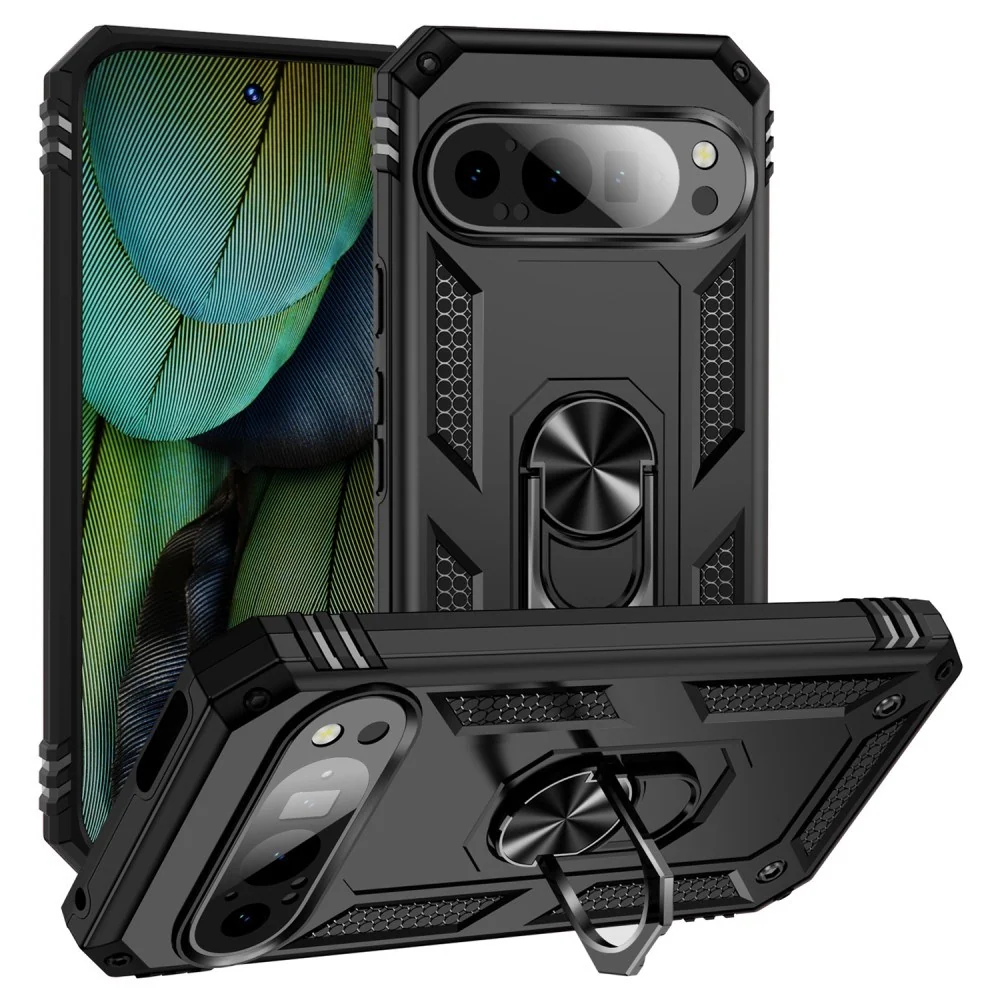 EIDERWOOD Google Pixel 9 / 9 Pro Håndverkerdeksel med Magnetisk Stativ v:4937943