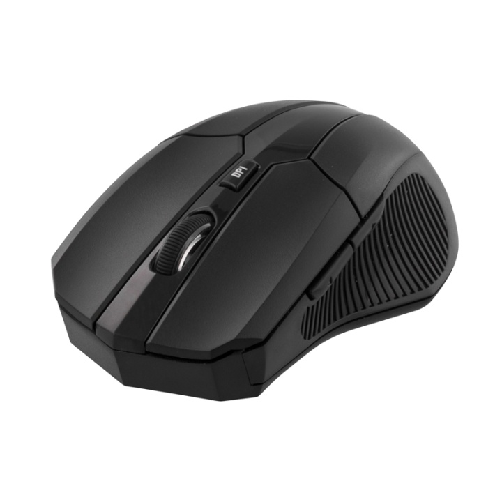 DELTACO trådløs optisk mus, 5 knapper med scroll, DPI-val, USB, svar v:8037843