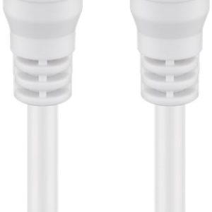 Goobay F-Quick SAT-antennekabel (80 dB), dobbeltskjermet gullbelagt, F-plugg (quick) > F-plugg (quick) (helskjermet), 5 m v:5117138 Goobay F-Quick SAT-antennekabel (80 dB), dobbeltskjermet gullbelagt, F-plugg (quick) > F-plugg (quick) (helskjermet), 5 m v:5117138