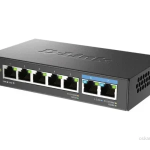 D-Link 7-porters ikke-administrert multi-Gigabit-svitsj v:6271760