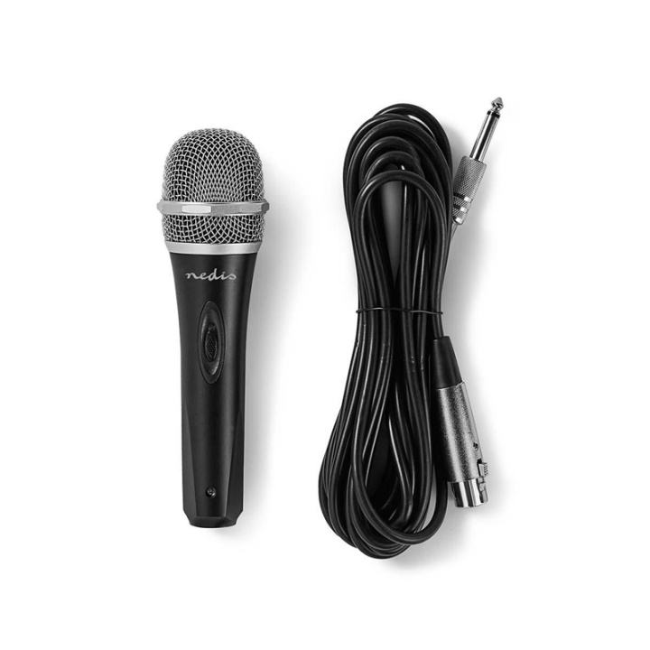 Nedis Mikrofon | Kardioid | Avtakbar kabel | 5.00 m | 50 Hz – 15 kHz | 600 Ohm | -72 dB | Av/på-bryter | Reiseveske inkludert | ABS / Aluminium | Grå / Sort v:3657034 Nedis Mikrofon | Kardioid | Avtakbar kabel | 5.00 m | 50 Hz – 15 kHz | 600 Ohm | -72 dB | Av/på-bryter | Reiseveske inkludert | ABS / Aluminium | Grå / Sort v:3657034
