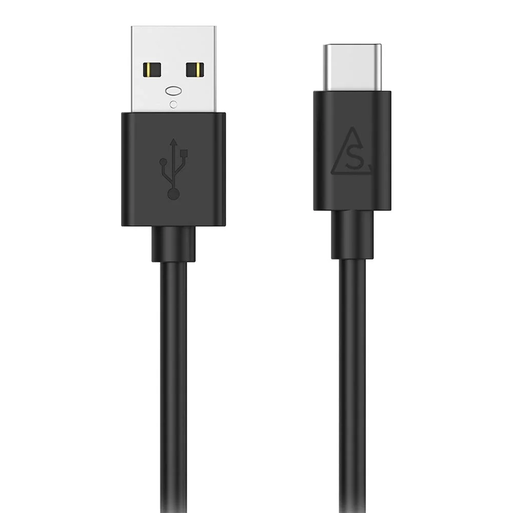 Smartline (3A/15W) USB2.0 - USB-C Kabel 1 med - Svart v:3494261