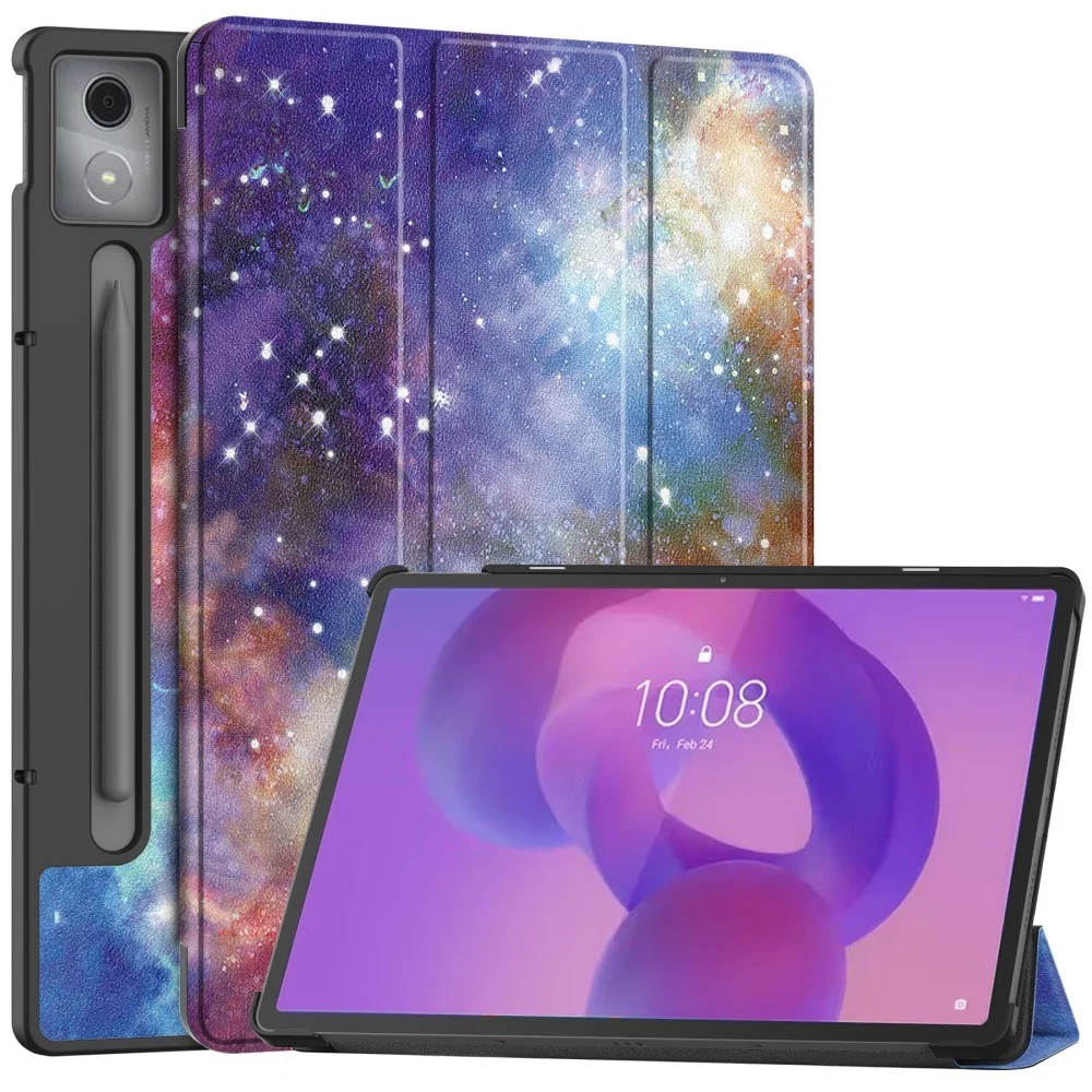EIDERWOOD Lenovo IdeaTab Pro Tri-Fold Kunstskinn Flip Deksel m. Mønste v:7942139 EIDERWOOD Lenovo IdeaTab Pro Tri-Fold Kunstskinn Flip Deksel m. Mønste v:7942139