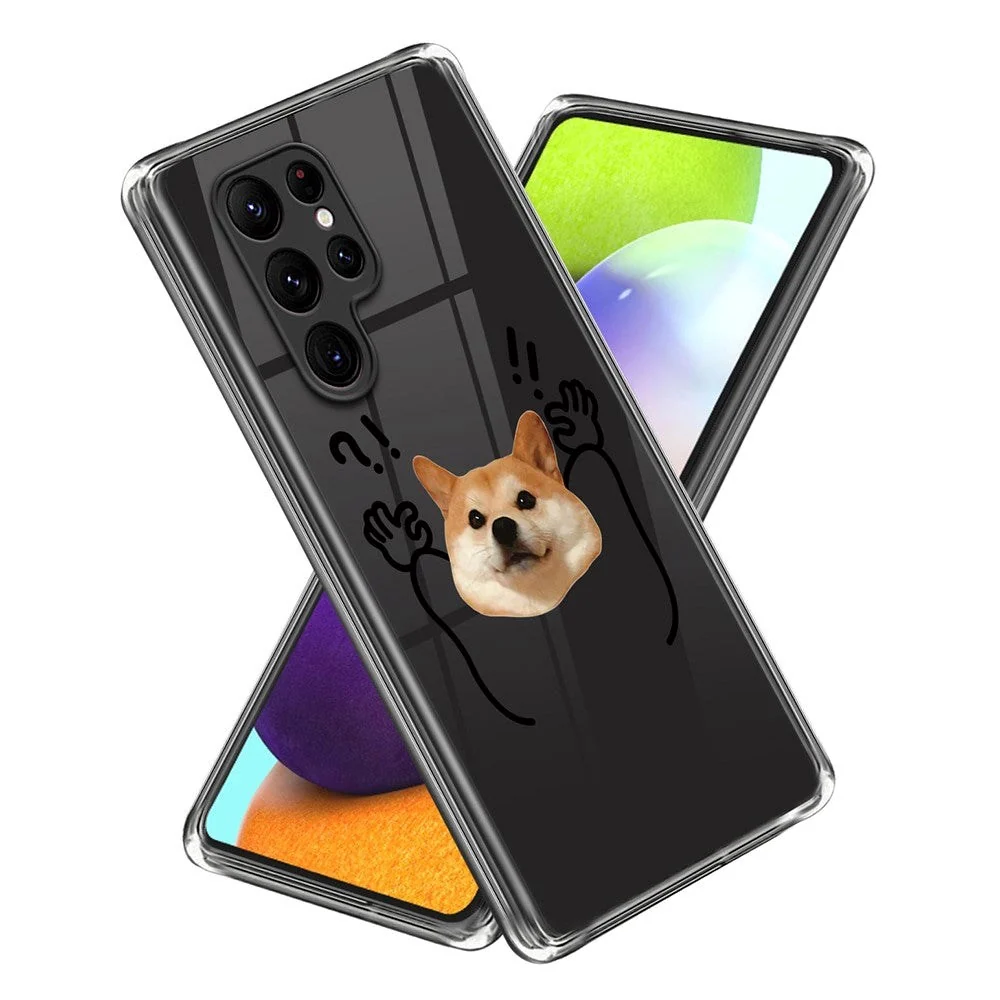 Samsung Galaxy S23 Ultra Plast Gjennomsiktig Deksel m. Motiv – Overgi v:2942603 Samsung Galaxy S23 Ultra Plast Gjennomsiktig Deksel m. Motiv – Overgi v:2942603